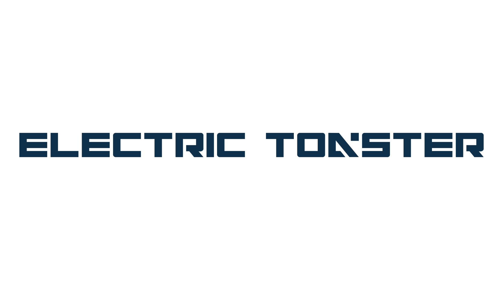 Electric Toaster, techno sci-fi font preview