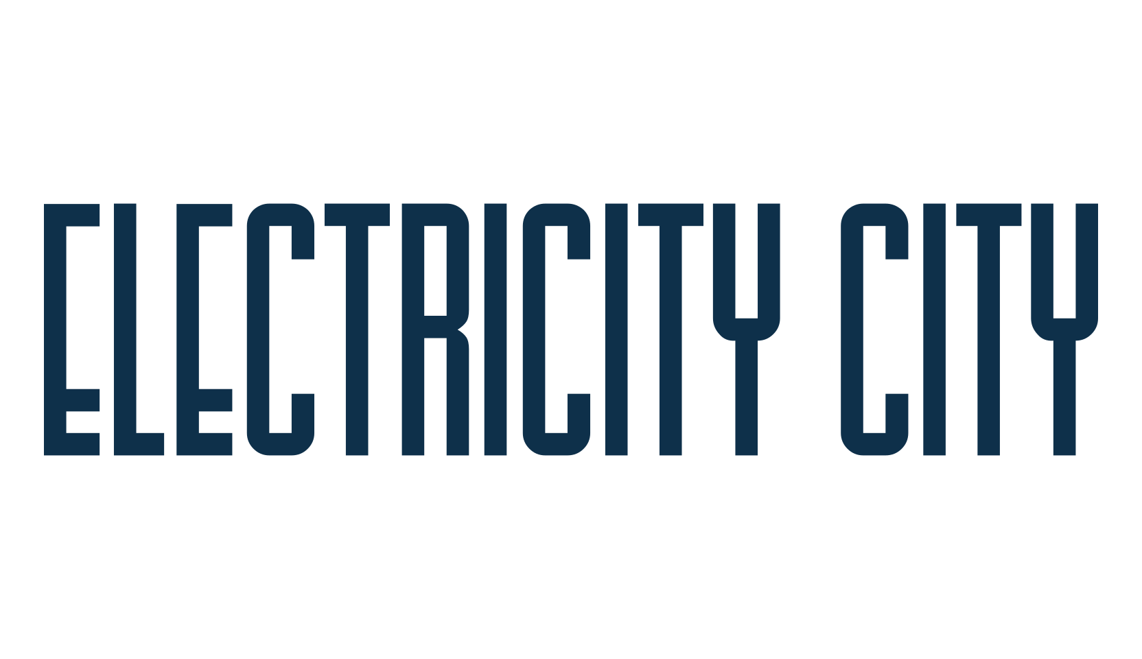 Electricity City, basic sans serif font preview