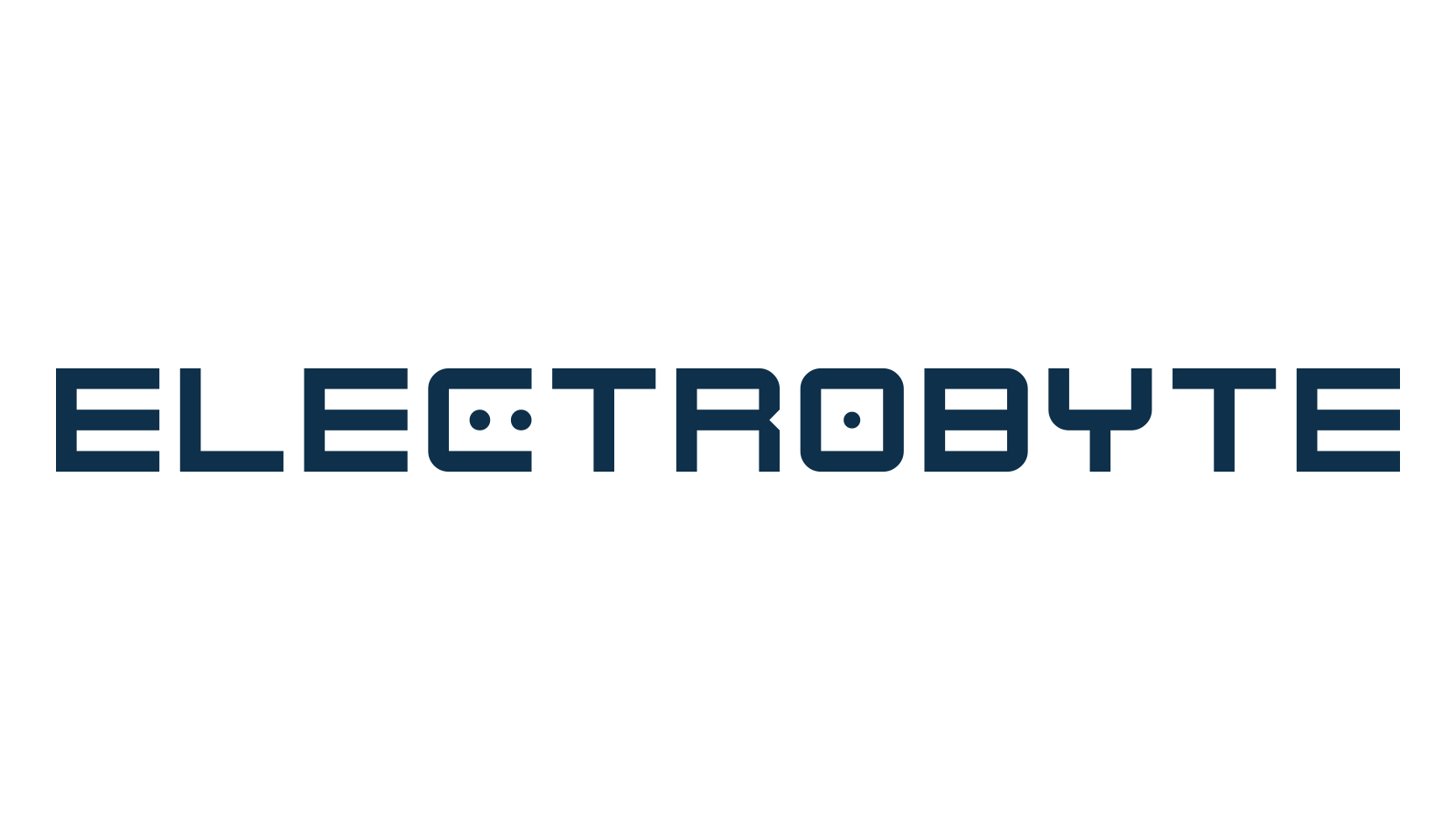 Electrobyte, techno sci-fi font preview