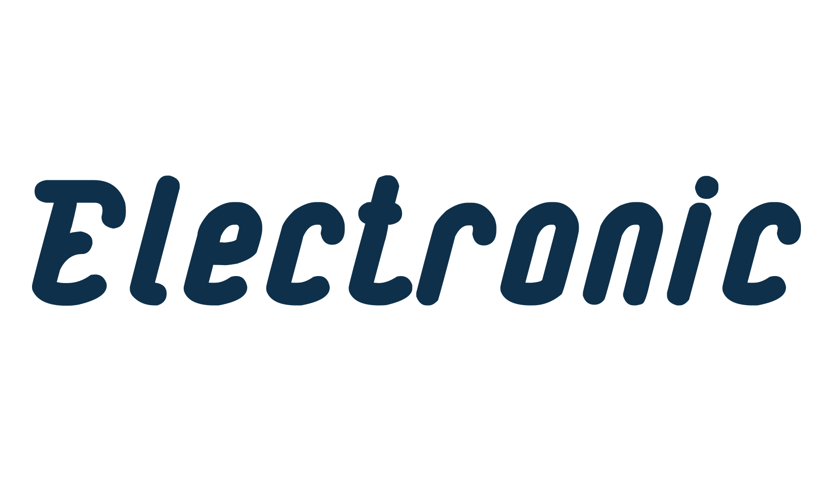 Electronic, fancy various techno sci-fi font preview