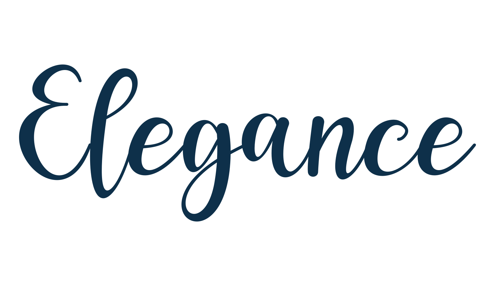 Elegance (elegance-3), script calligraphy fancy decorative font preview