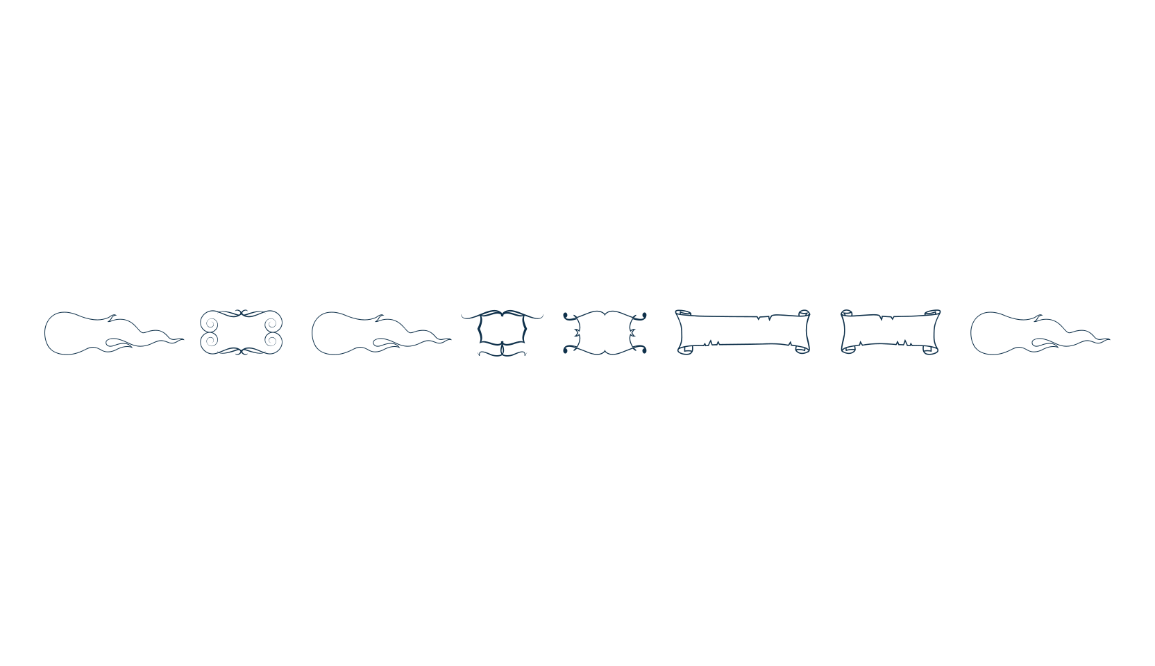 Elegance (elegance), fancy decorative font preview
