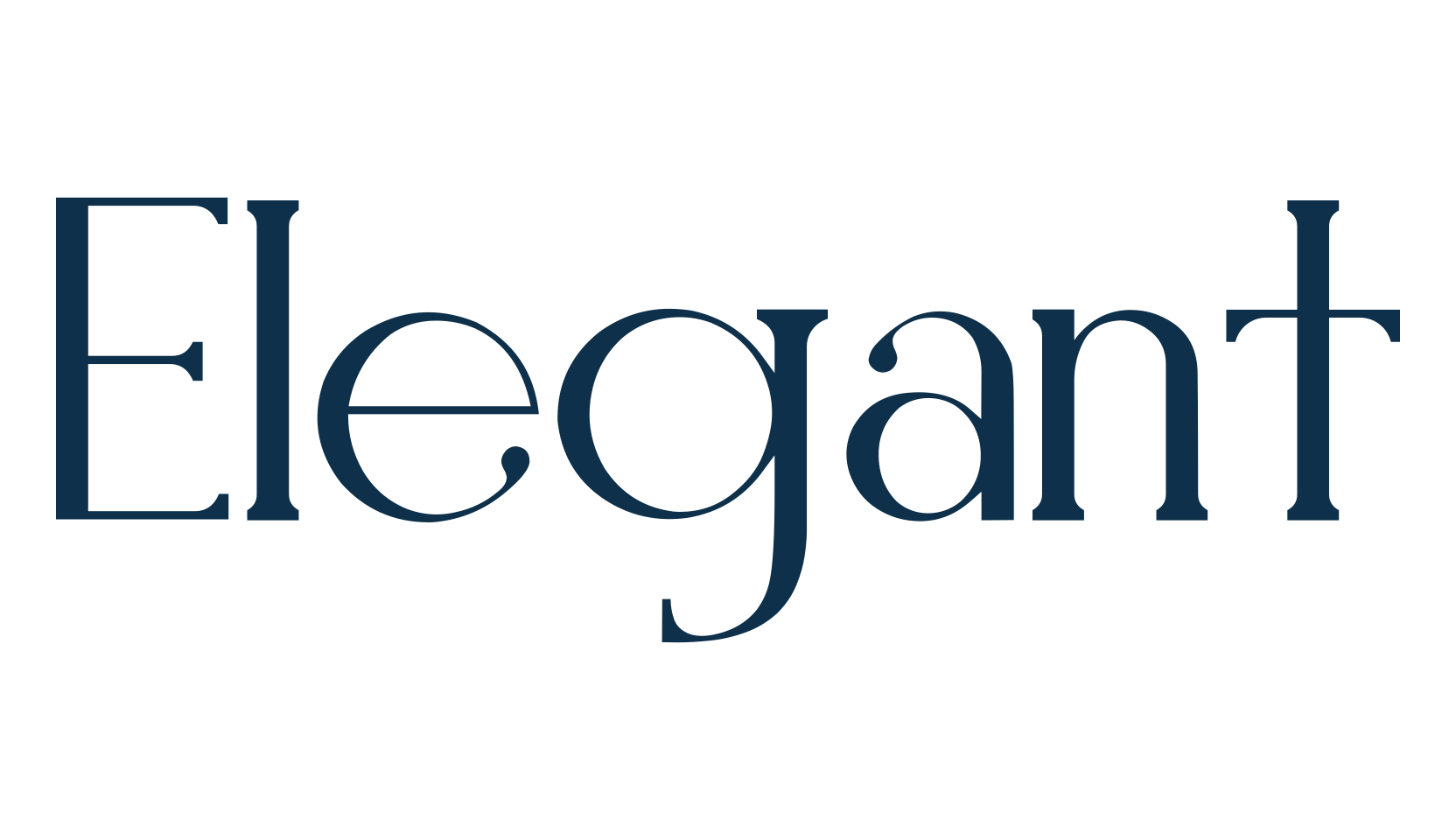 Elegant, retro font preview