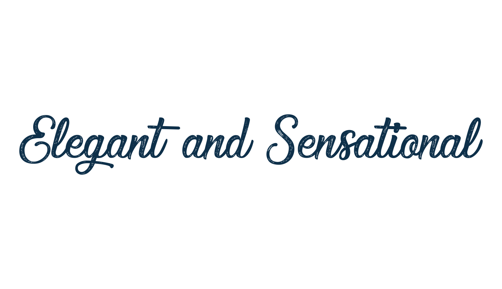 Elegant and Sensational, fancy various decorative script calligraphy font preview