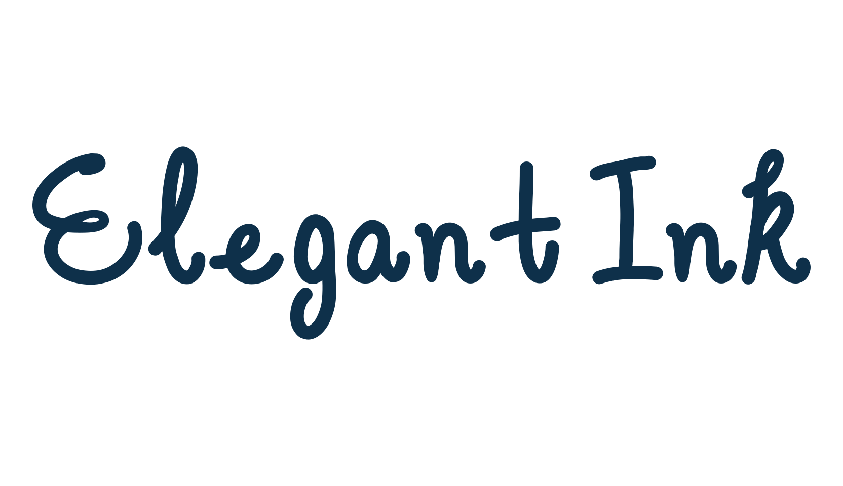 Elegant Ink, script handwritten fancy decorative calligraphy font preview