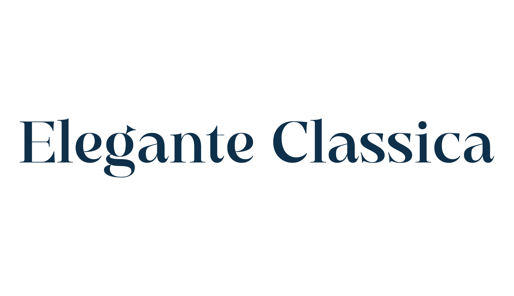 Elegante Classica, serif font preview