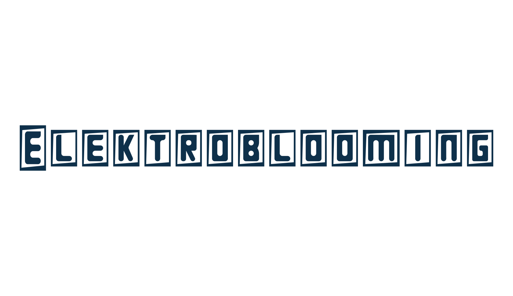 Elektroblooming, fancy decorative font preview