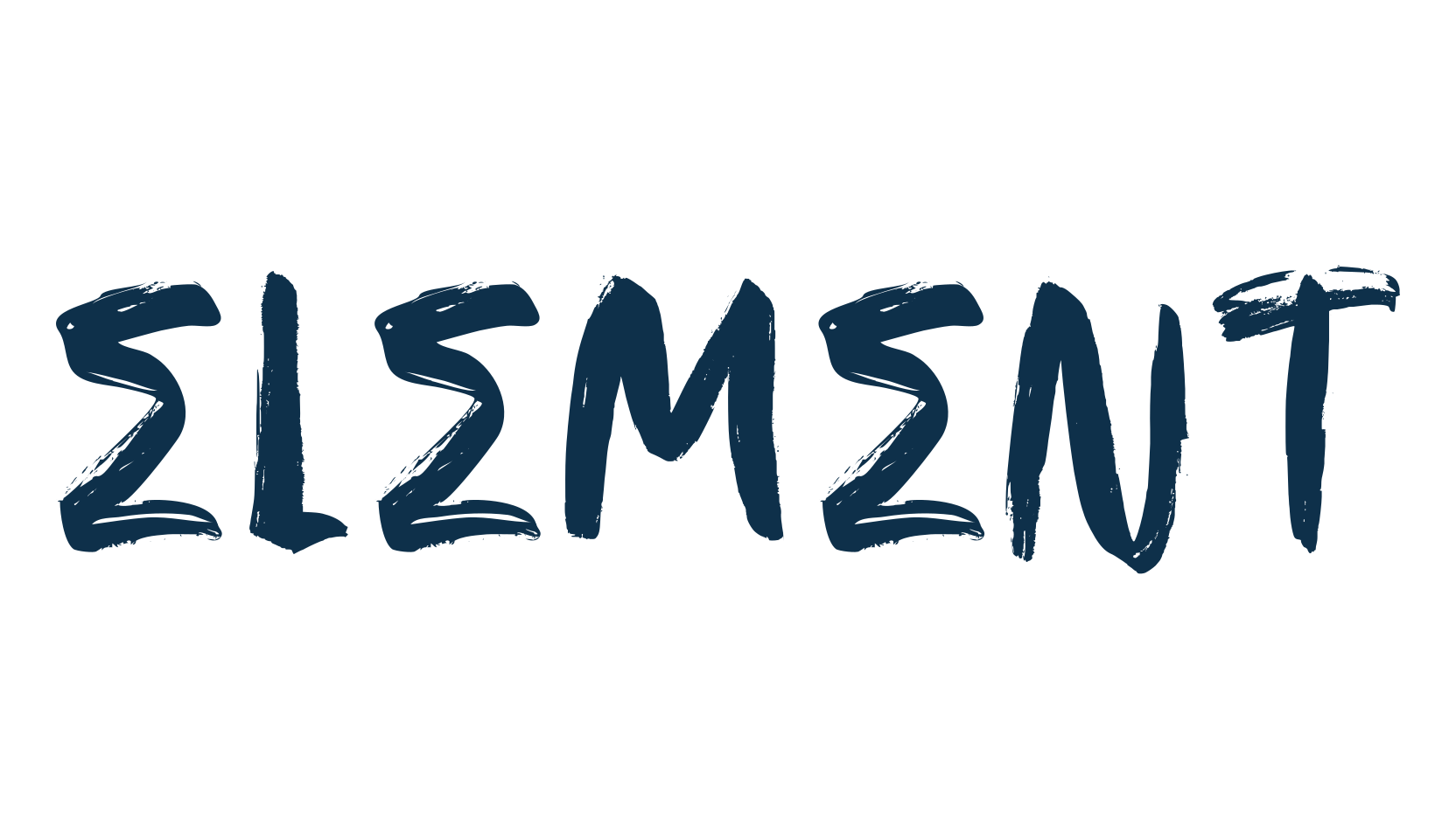 Element (element-3), script brush fancy decorative calligraphy font preview