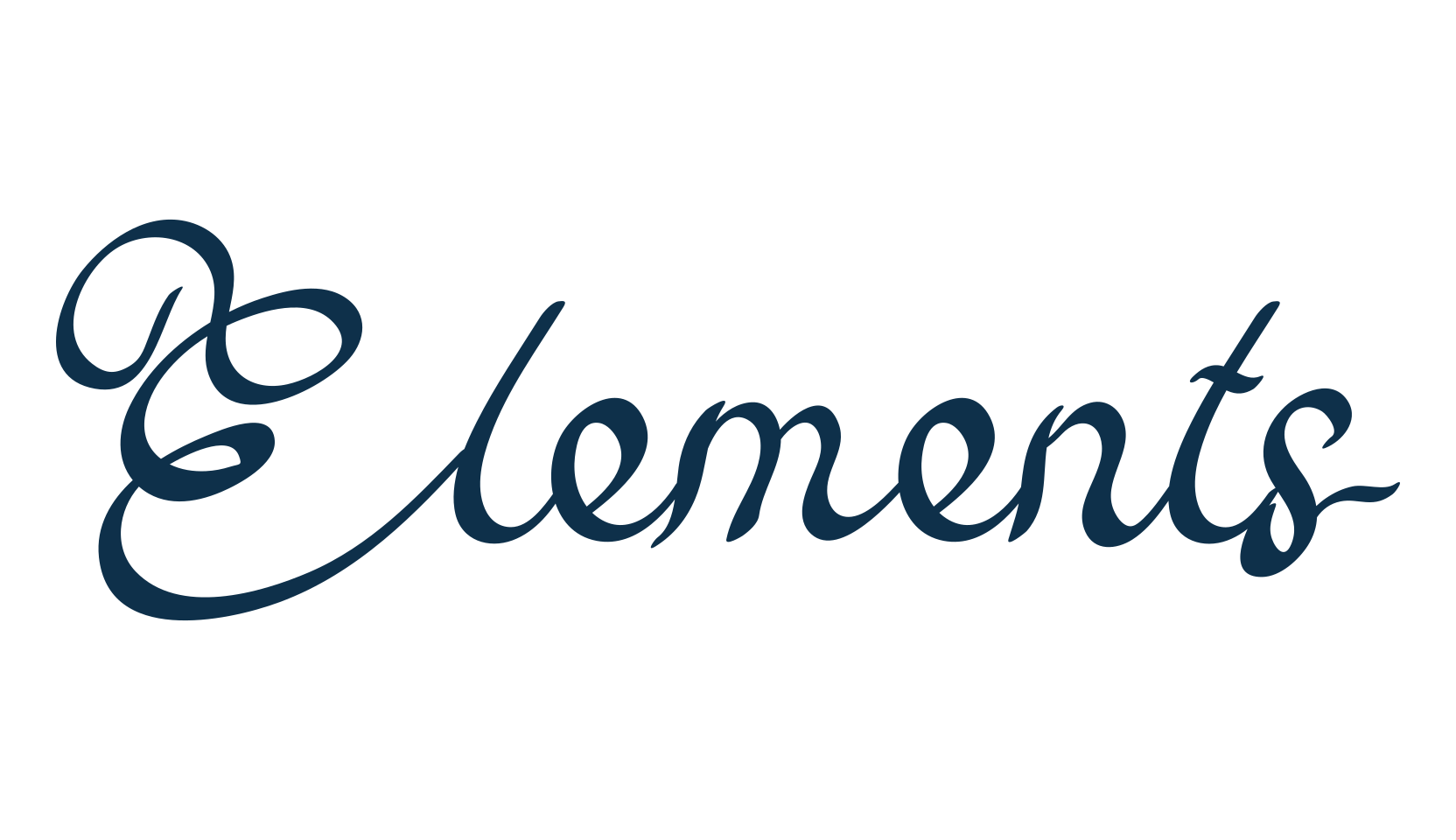 Elements (elements-4), fancy decorative font preview
