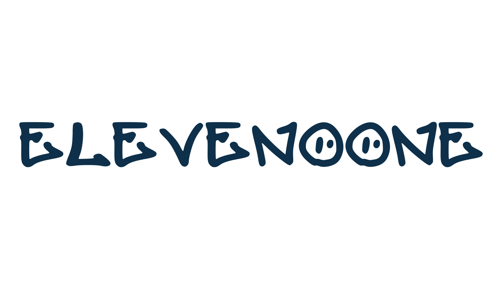 Elevenoone, graffiti font preview