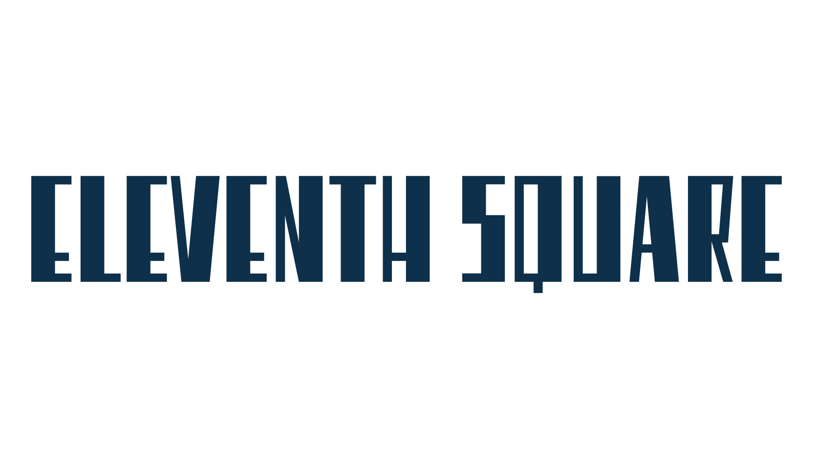 Eleventh Square, techno square sci-fi font preview