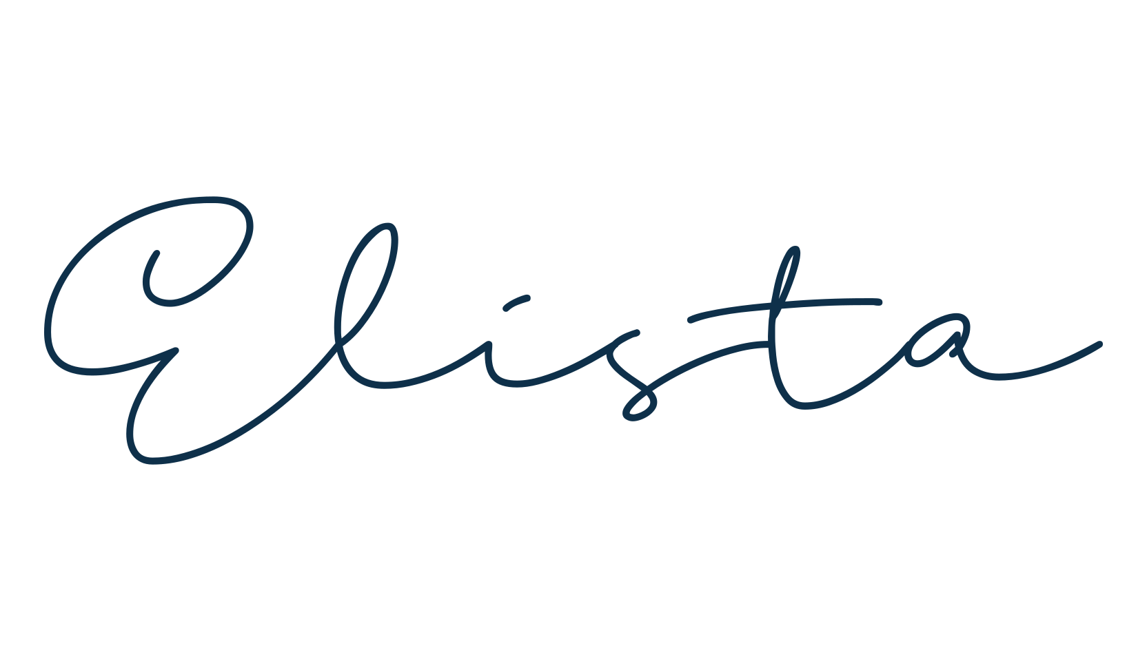 Elista, script handwritten fancy decorative calligraphy font preview