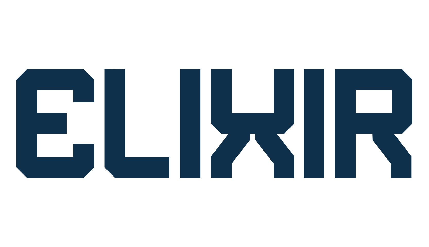 Elixir (elixir-2), fancy various techno sci-fi font preview