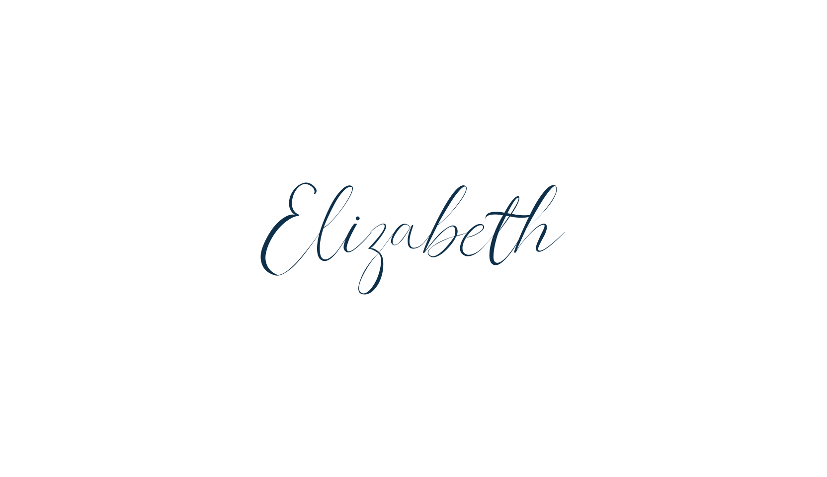 Elizabeth (elizabeth-2), script handwritten fancy decorative calligraphy font preview