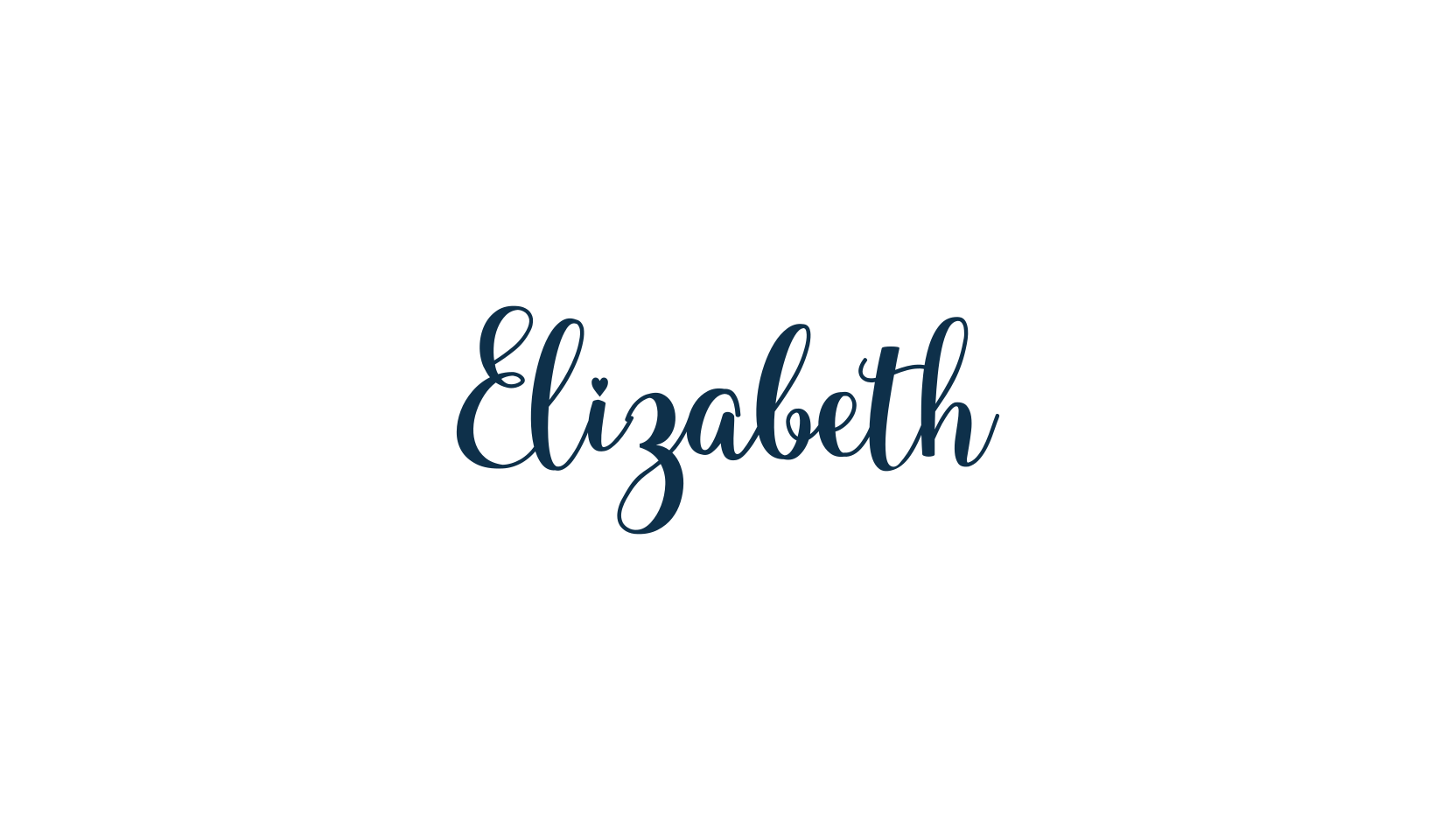 Elizabeth (elizabeth-3), calligraphy font preview