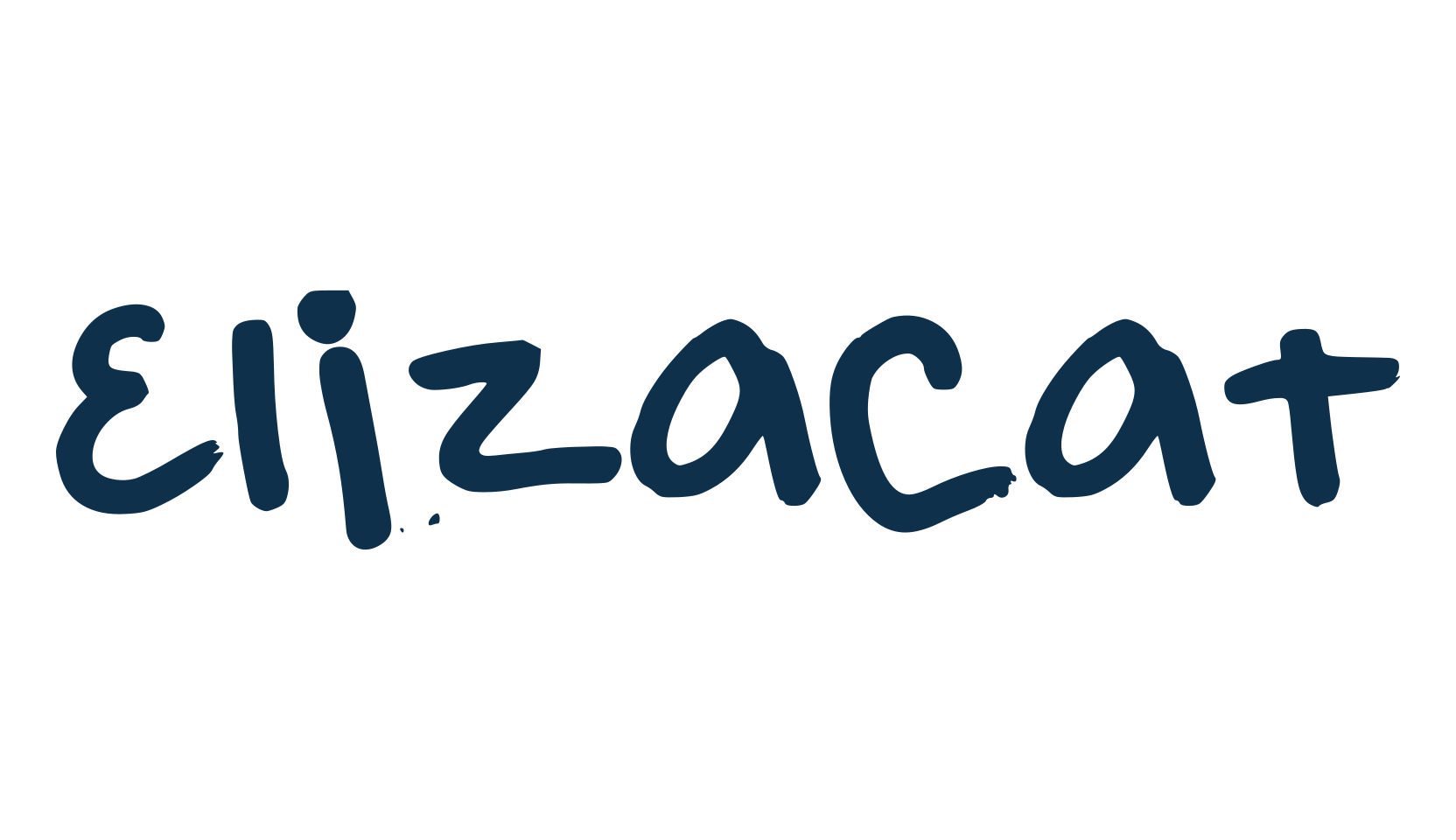 Elizacat, script handwritten fancy decorative calligraphy font preview