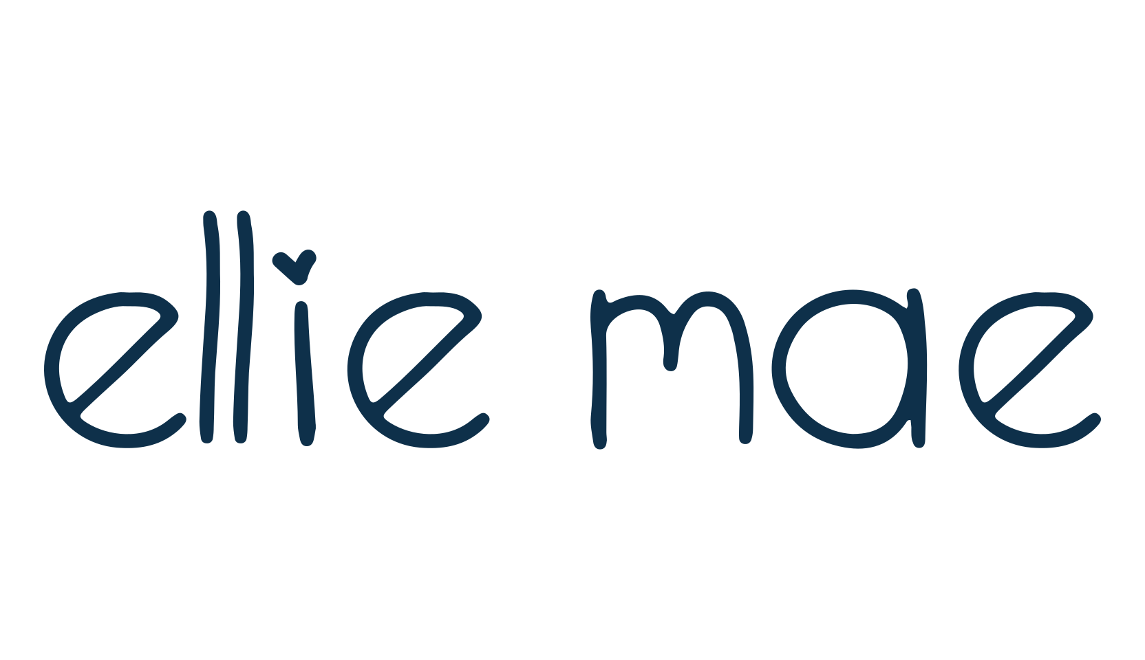 Ellie Mae, handwriting font preview