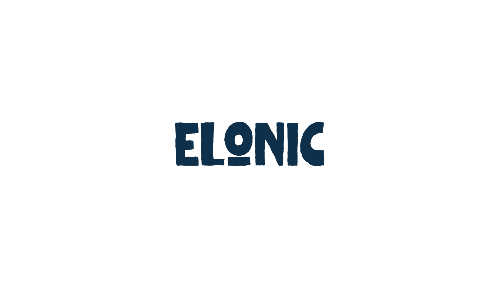 Elonic, fancy cartoon decorative font preview