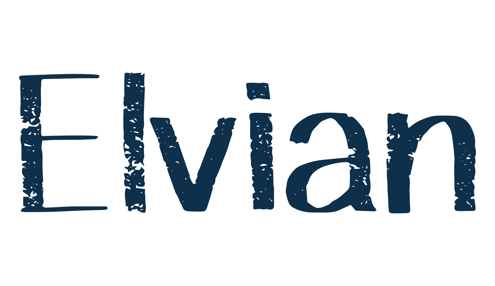 Elvian, fancy eroded decorative font preview