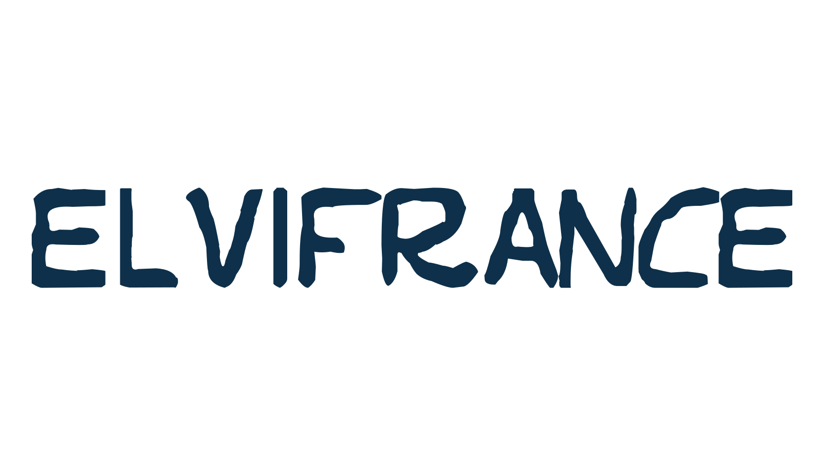Elvifrance, cartoon font preview