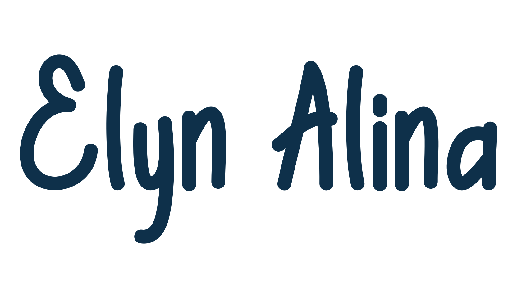 Elyn Alina, script handwritten fancy decorative calligraphy font preview
