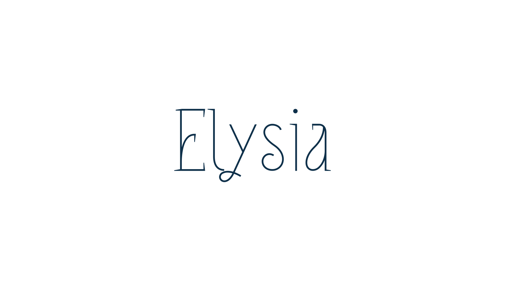 Elysia, fancy various decorative font preview