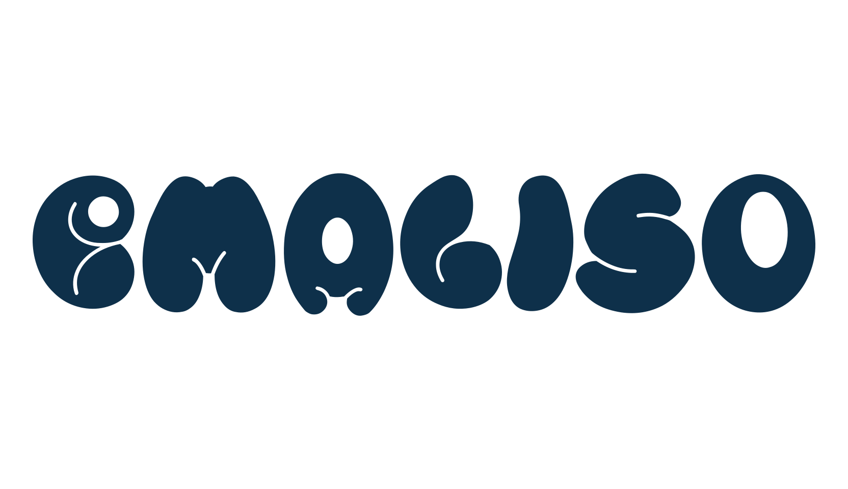 Emaliso, groovy font preview