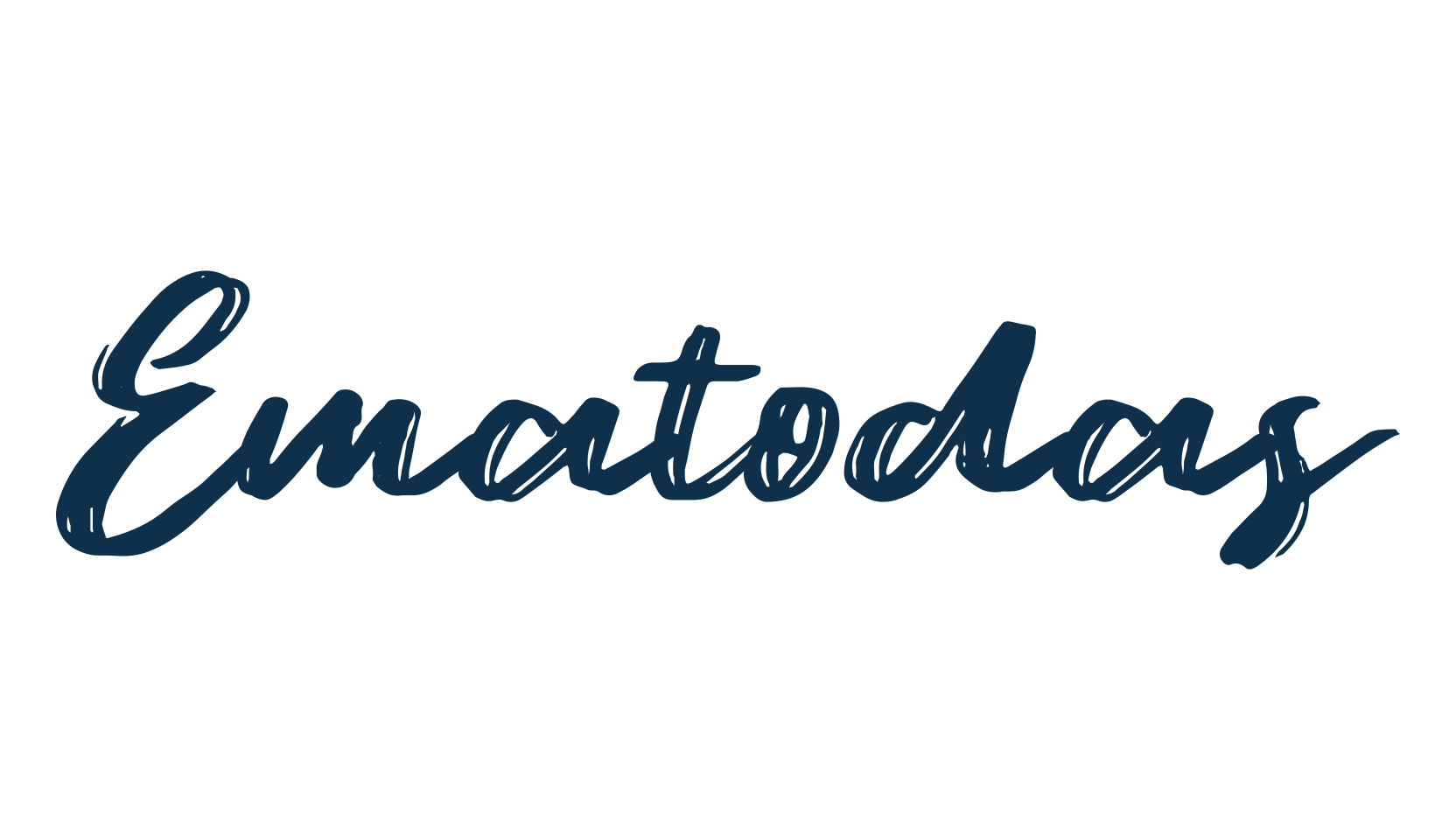 Ematodas, brush font preview
