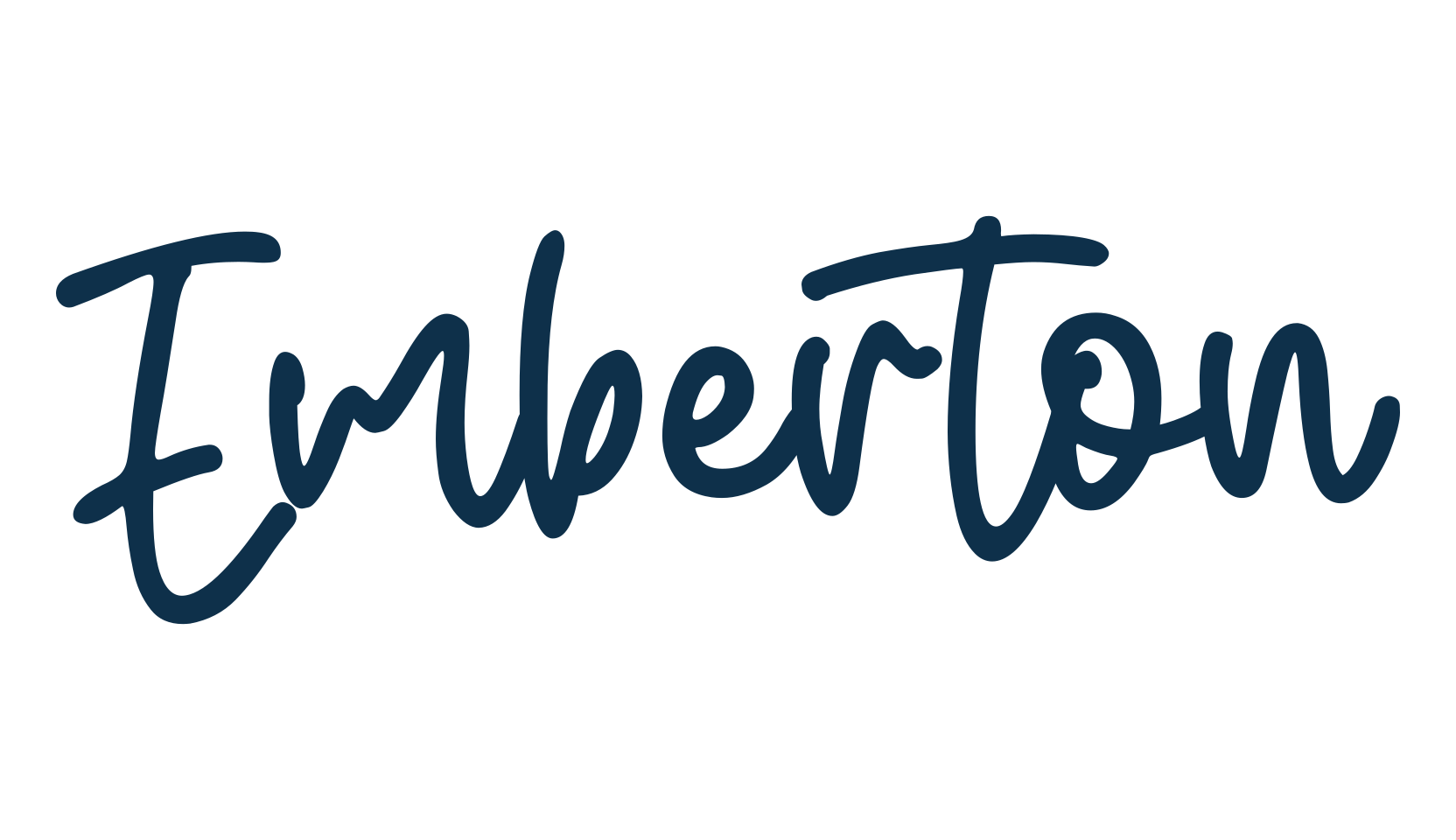 Emberton, script handwritten fancy decorative calligraphy font preview
