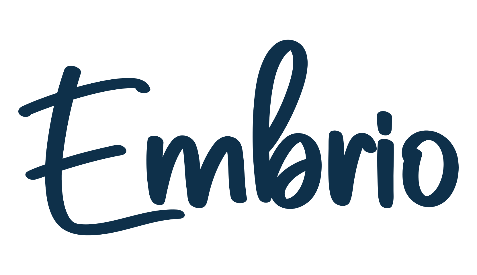 Embrio, script handwritten fancy decorative calligraphy font preview