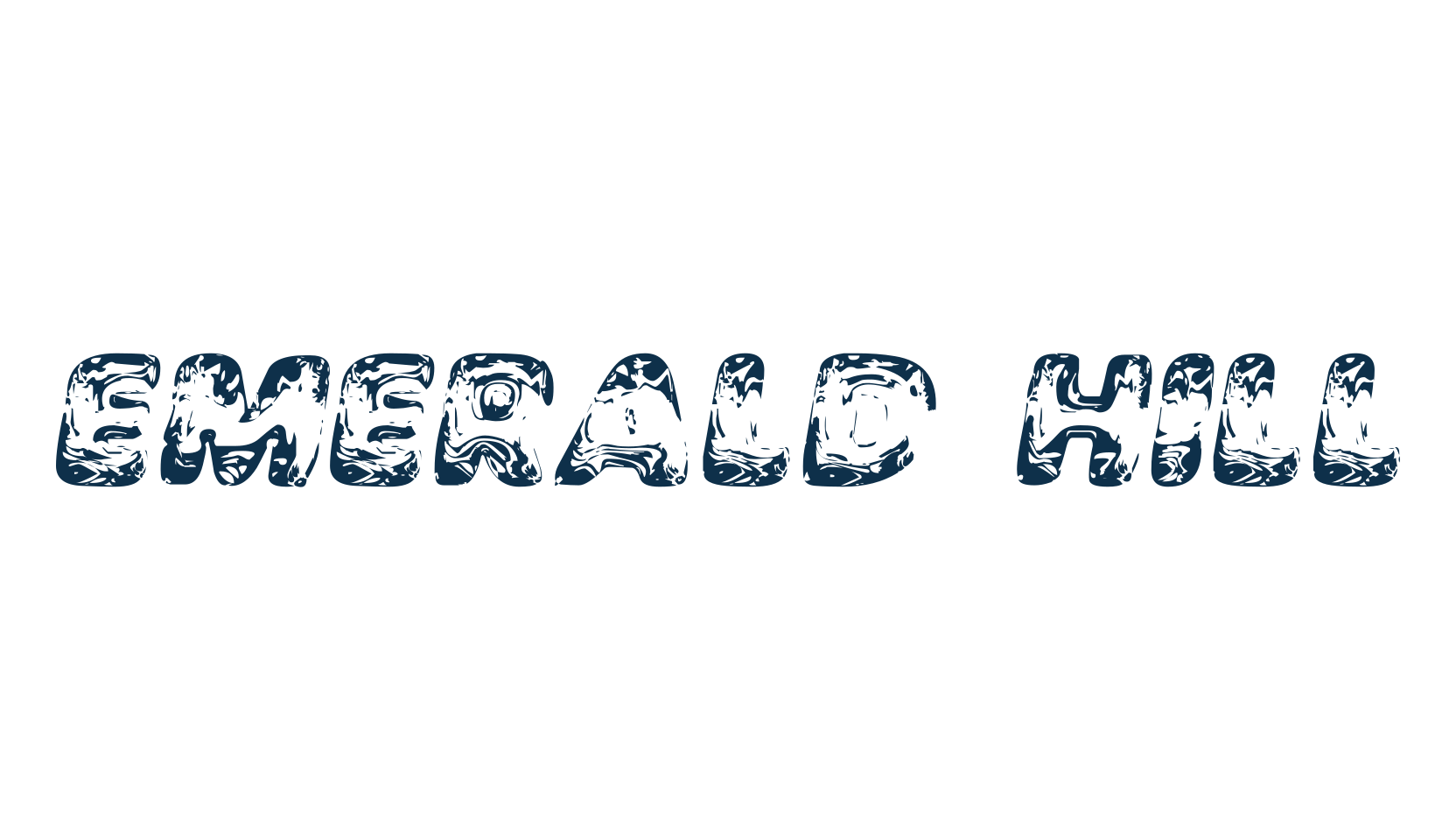 Emerald Hill, fancy decorative font preview