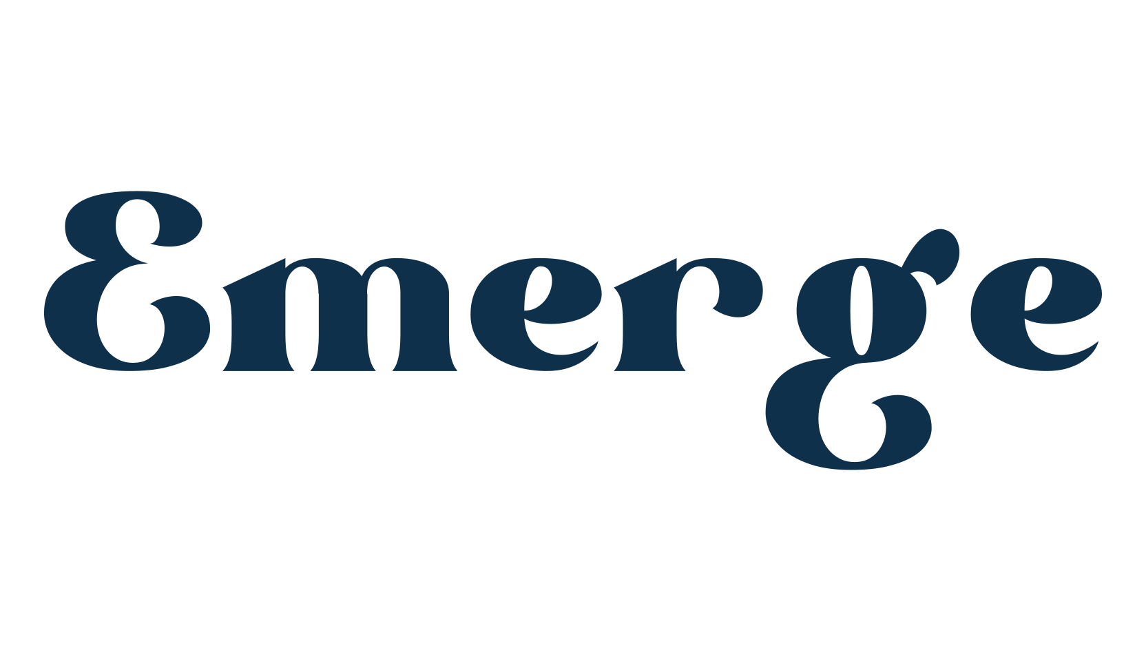 Emerge, fancy retro decorative font preview