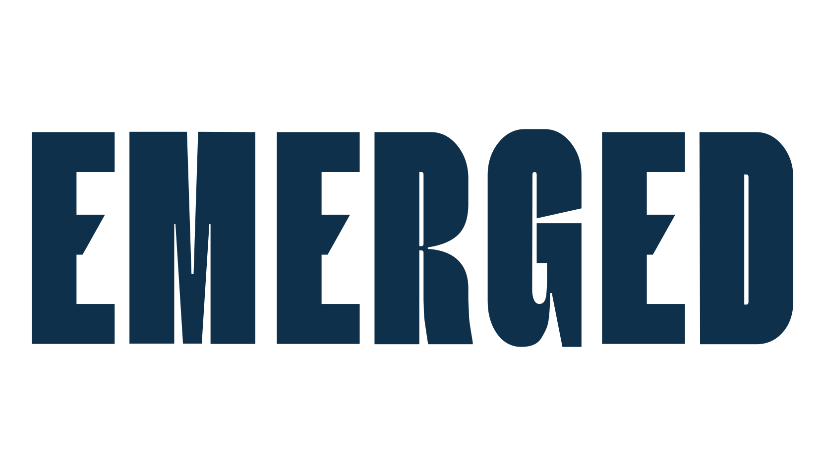 Emerged, sans serif font preview