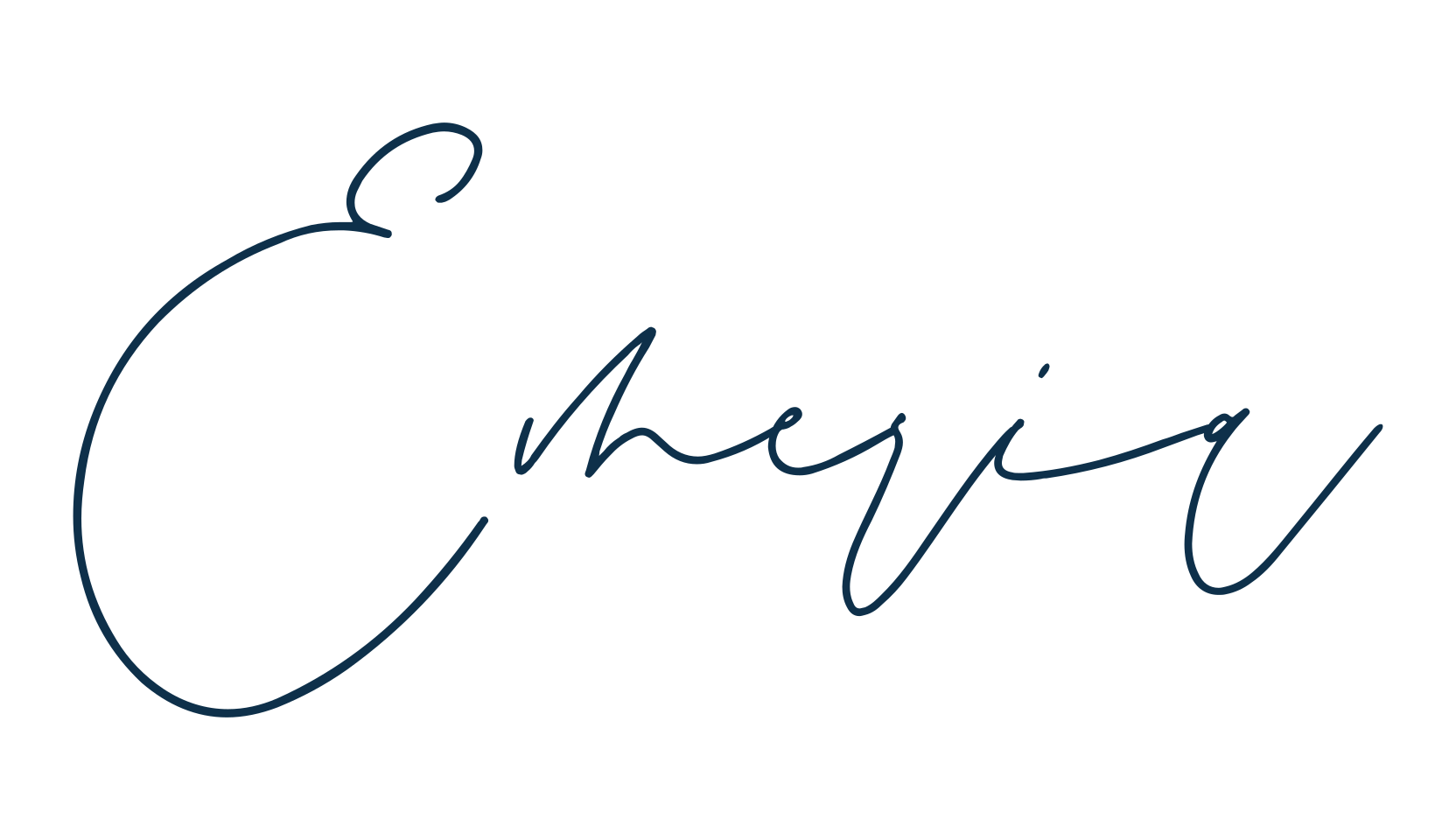 Emeria, handwriting font preview