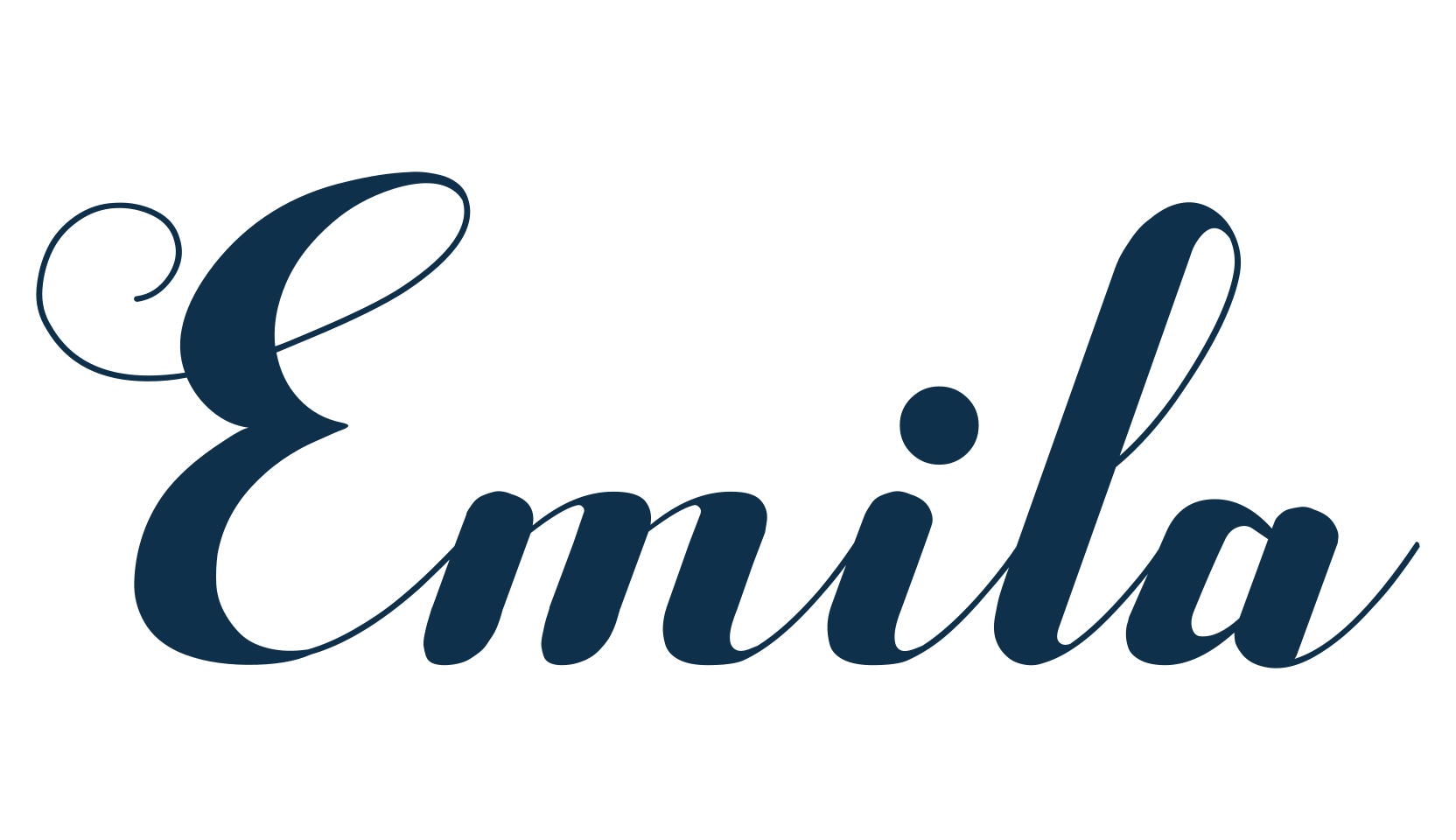 Emila, display market font preview