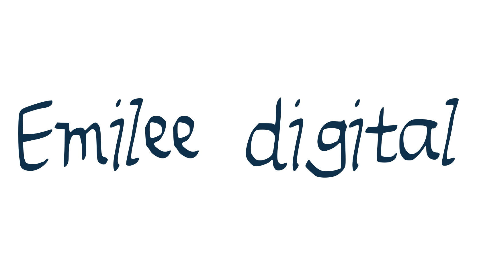 Emilee digital, script handwritten fancy decorative calligraphy font preview