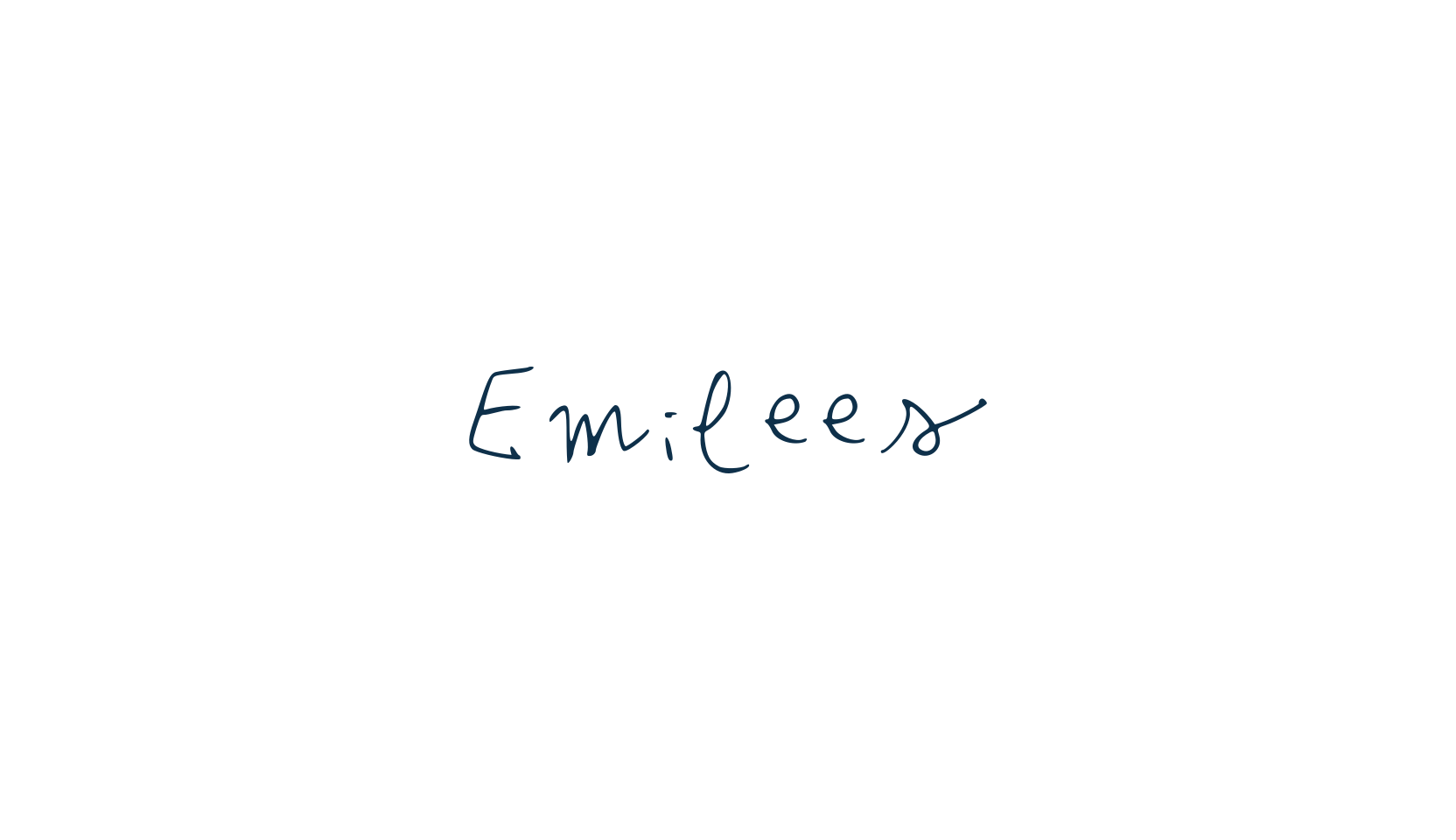 Emilees, script handwritten fancy decorative calligraphy font preview