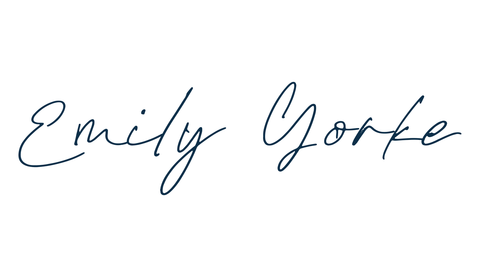 Emily Yorke, script handwritten fancy decorative calligraphy font preview