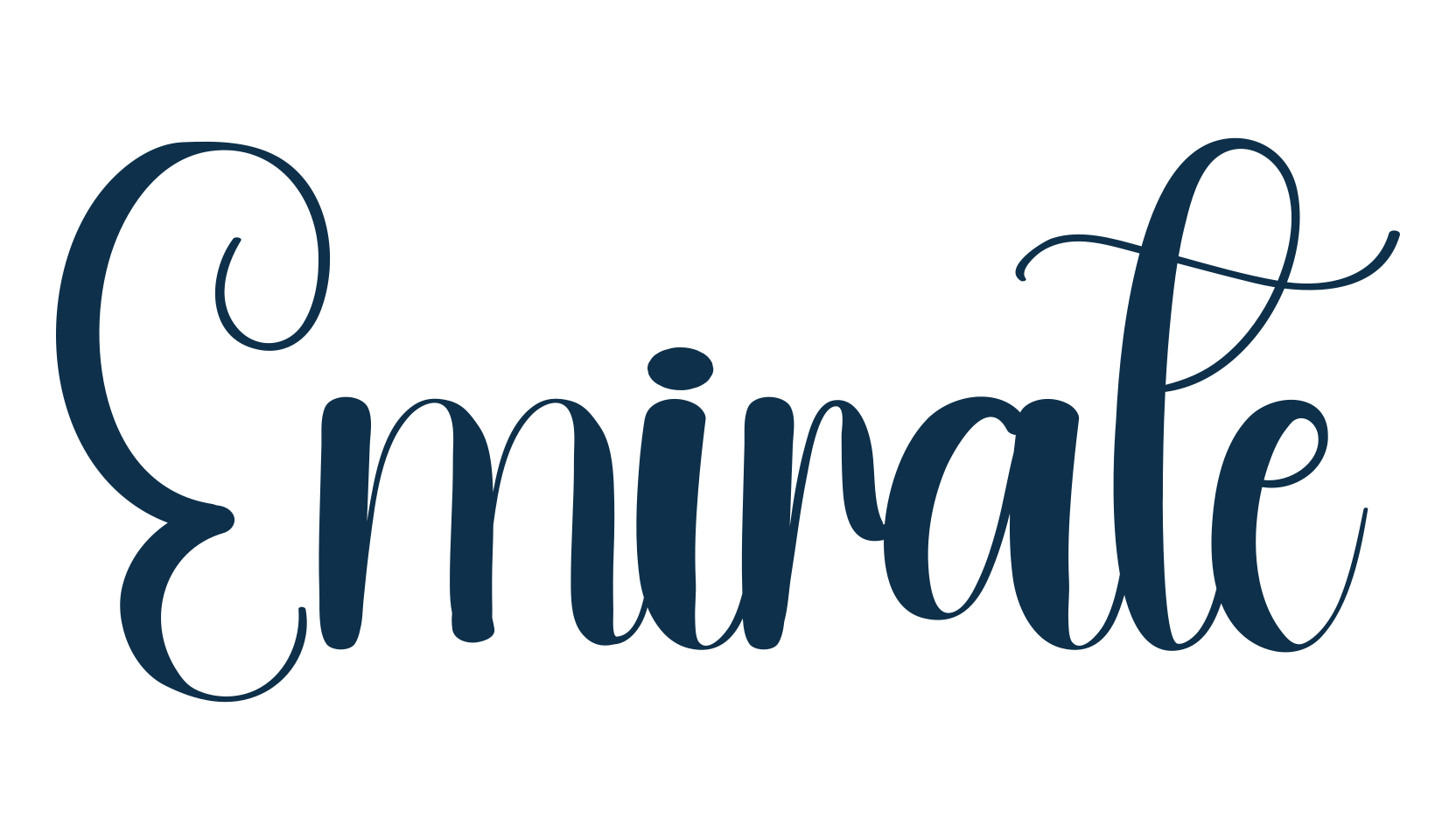 Emirate, fancy decorative font preview