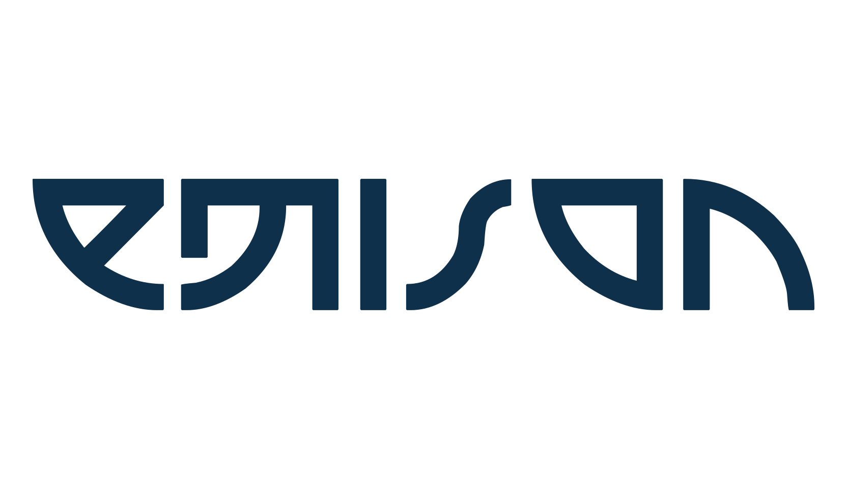 Emison, fancy various techno sci-fi font preview