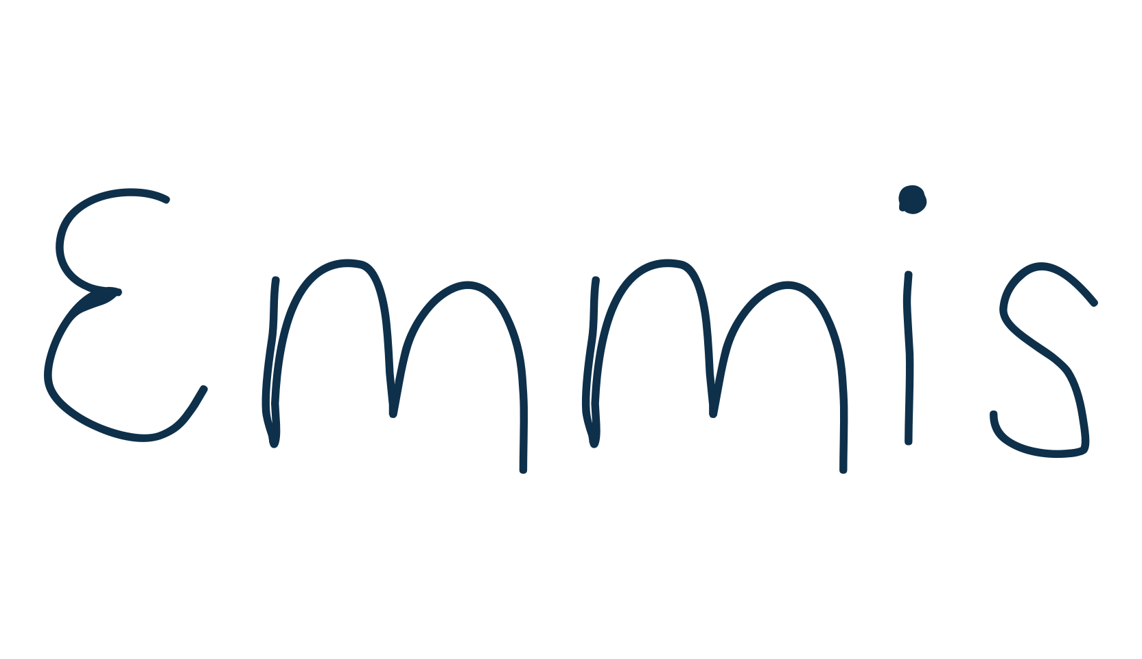Emmis, script handwritten fancy decorative calligraphy font preview