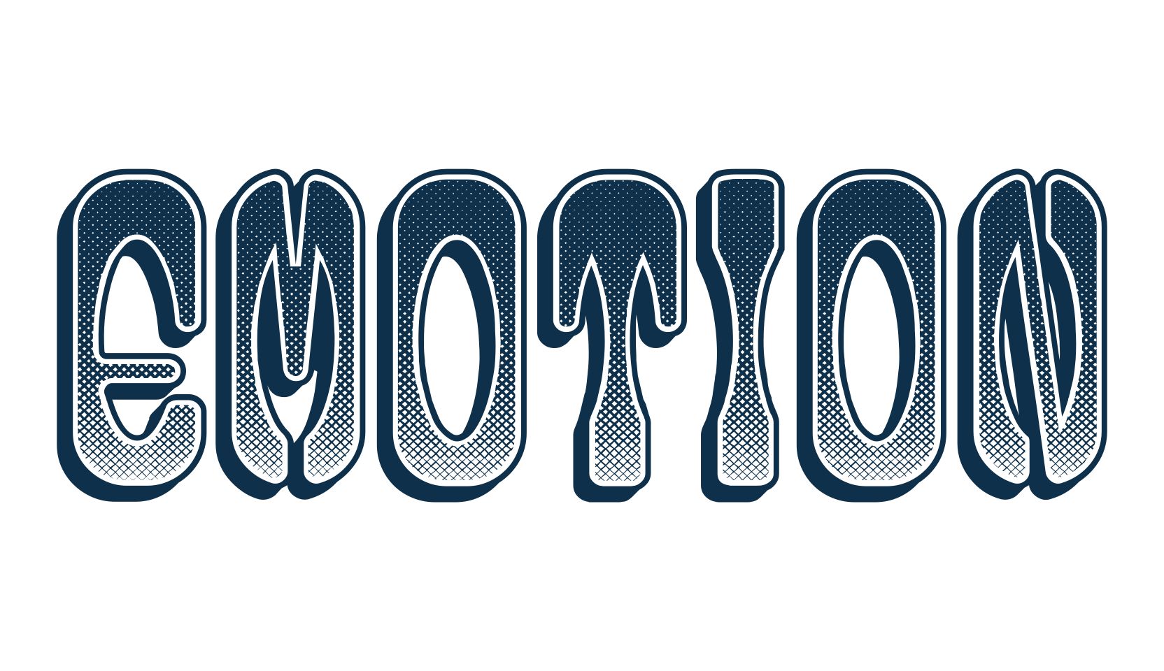 Emotion, fancy retro decorative font preview