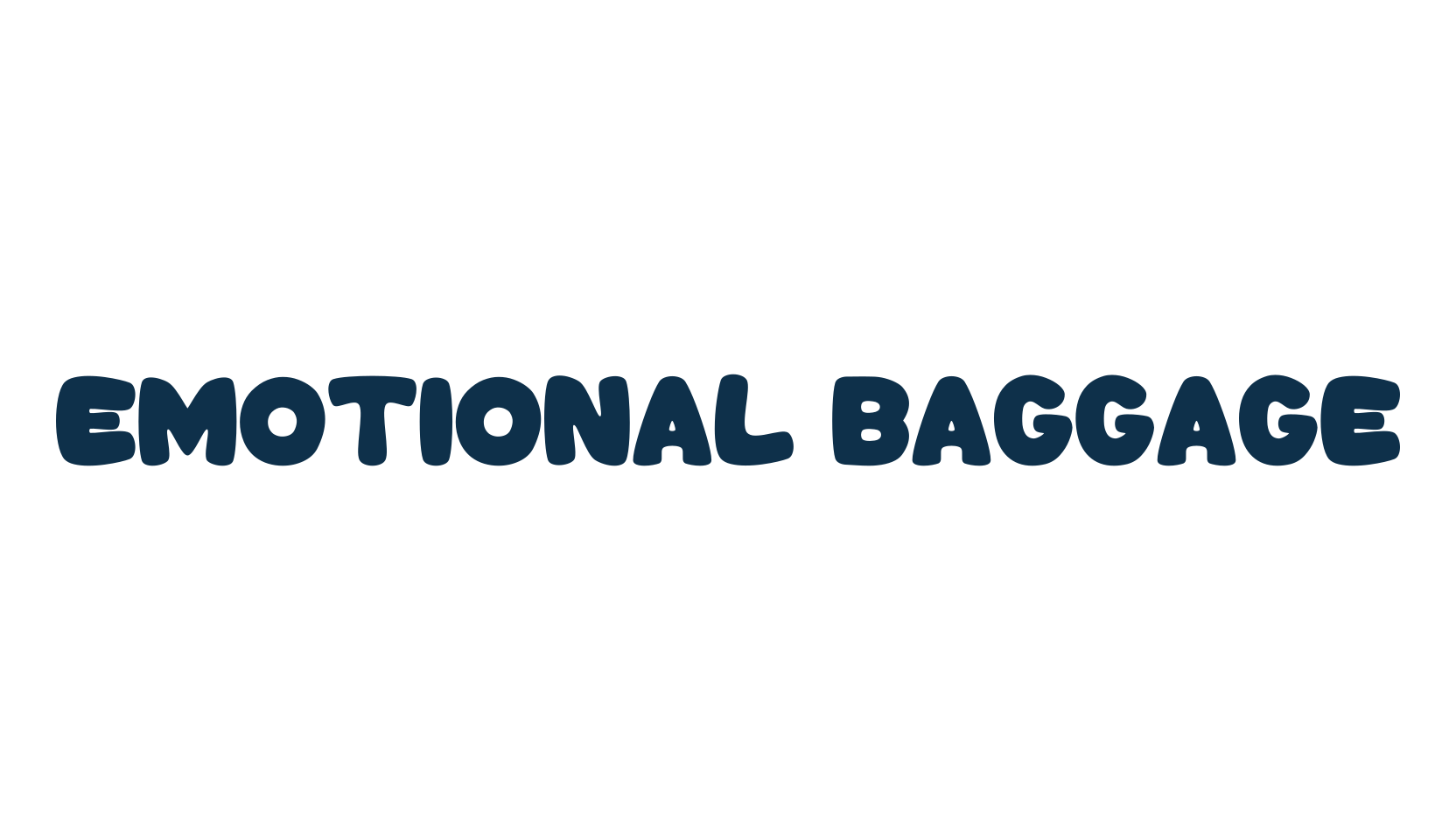 Emotional Baggage, fancy cartoon decorative font preview