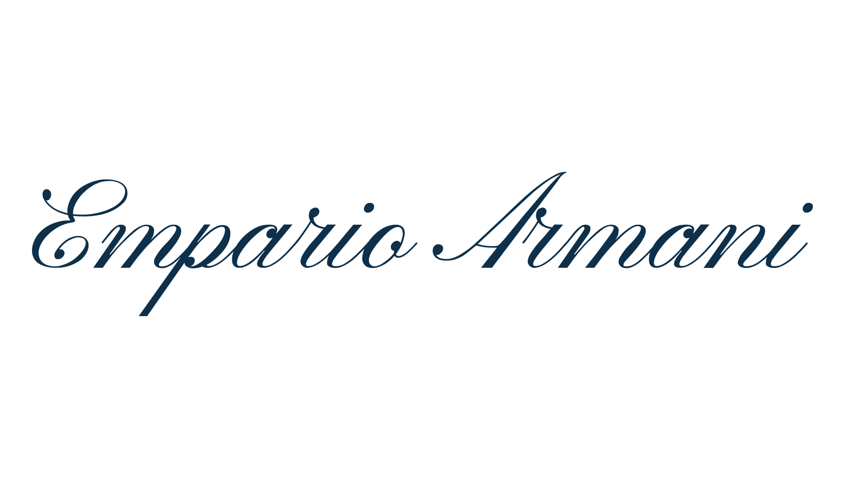 Empario Armani, calligraphy font preview