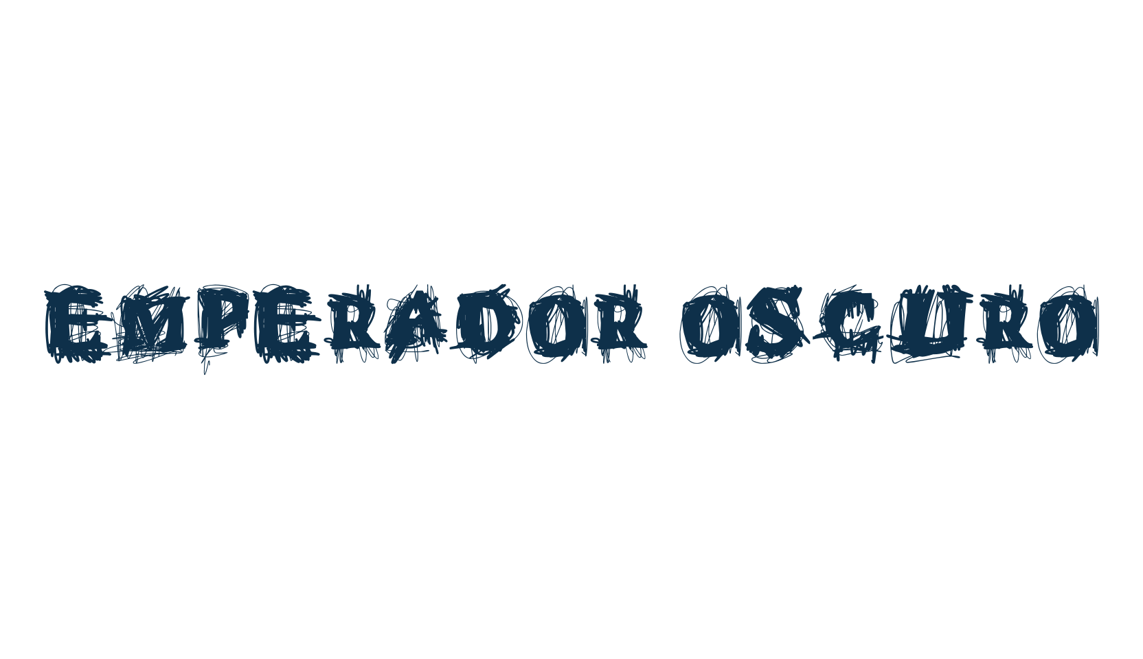 Emperador Oscuro, script trash fancy decorative calligraphy font preview