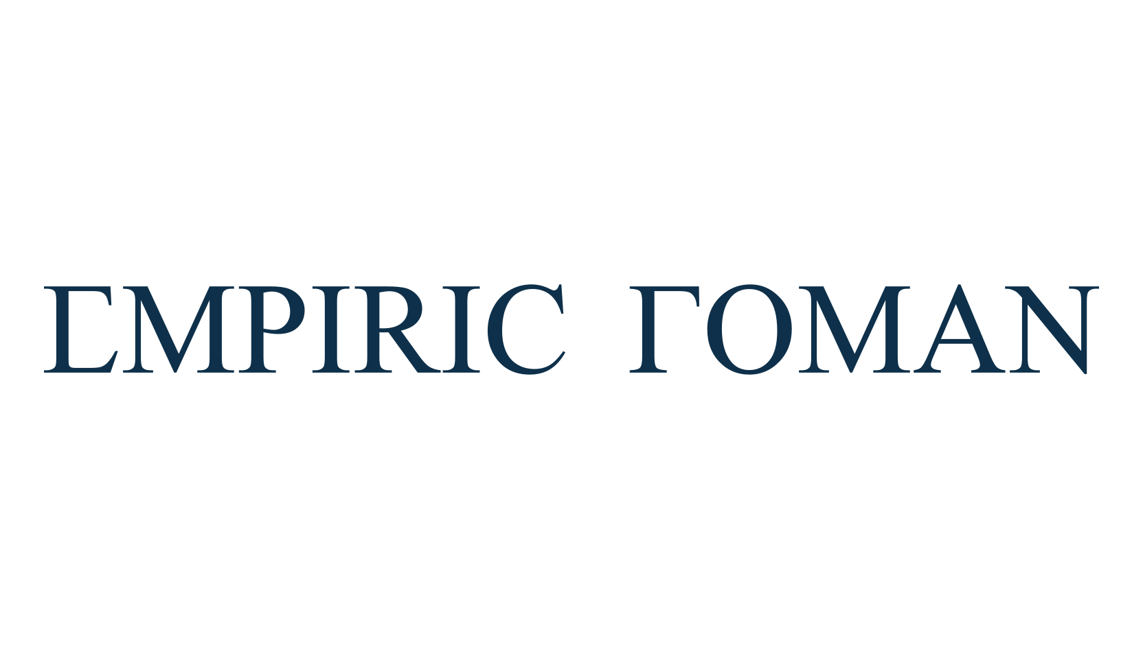 Empiric Roman, foreign look roman, greek font preview