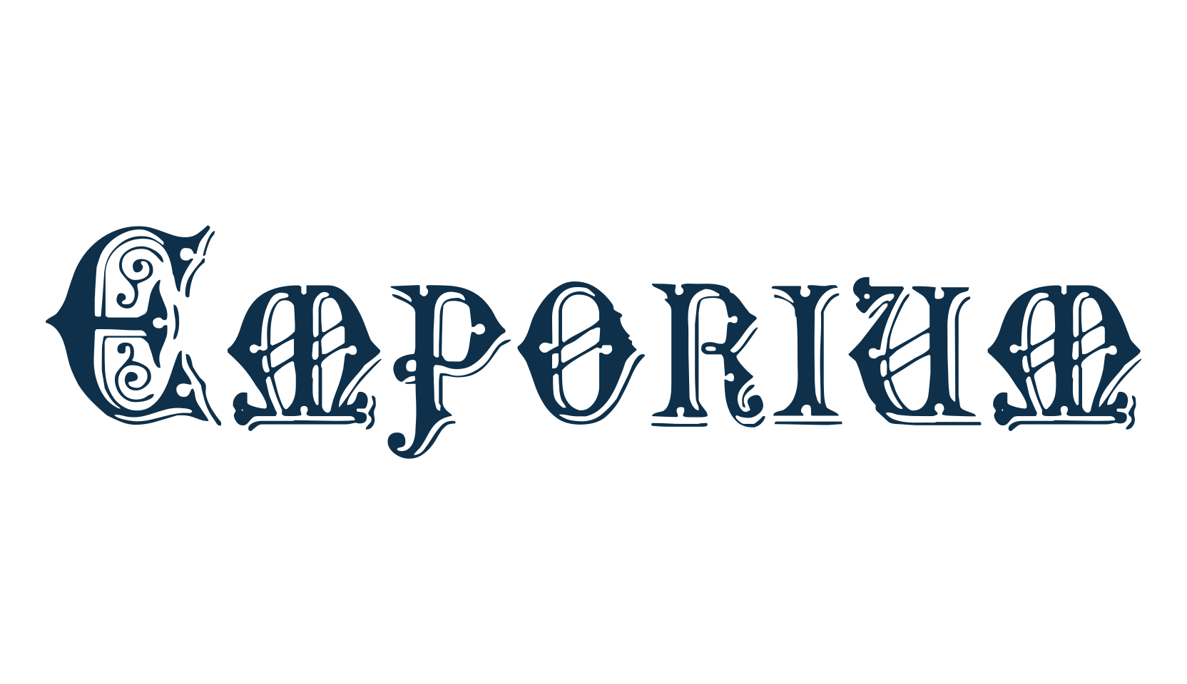 Emporium, fancy retro decorative font preview
