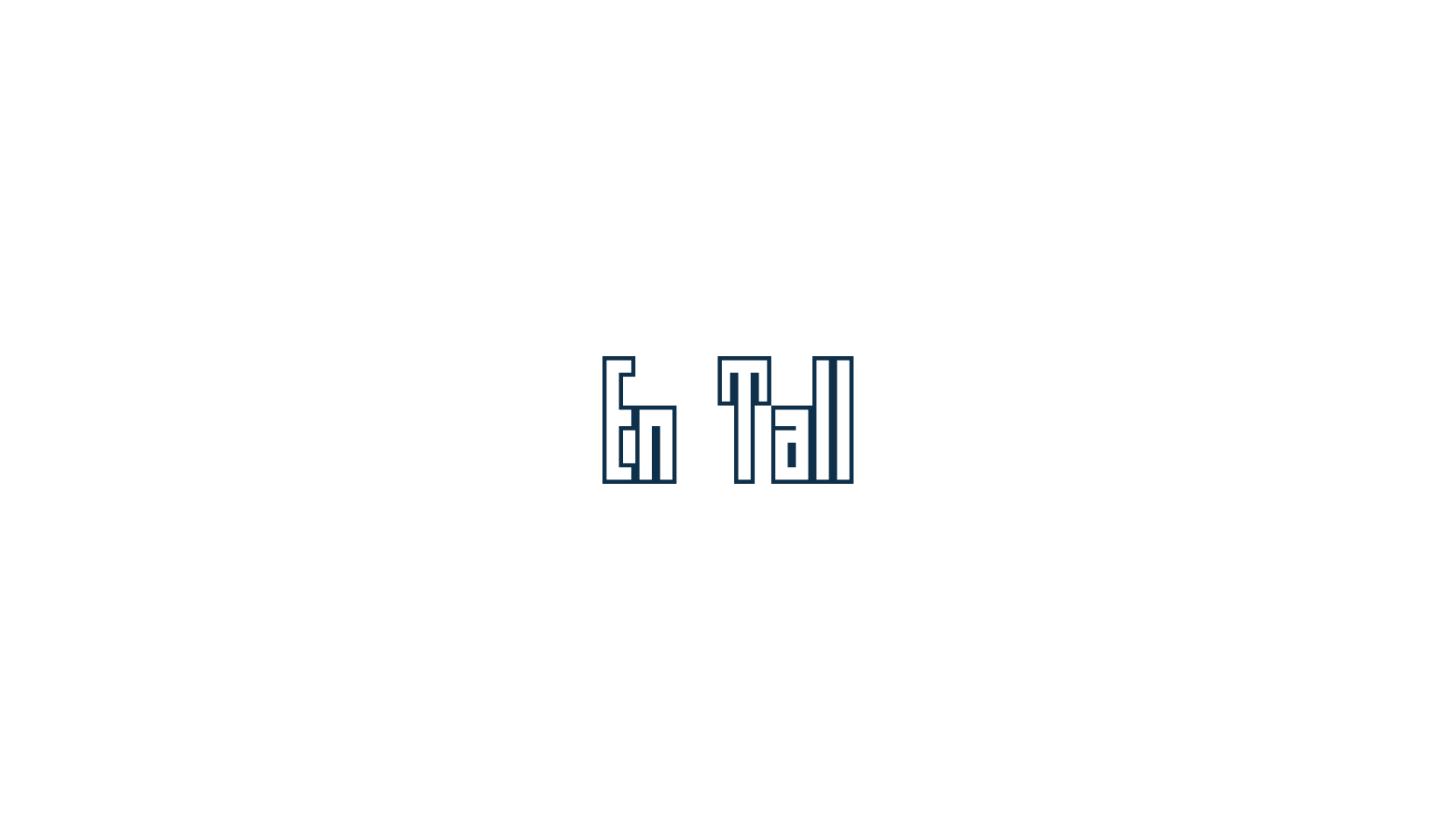 En Tall, techno square sci-fi font preview