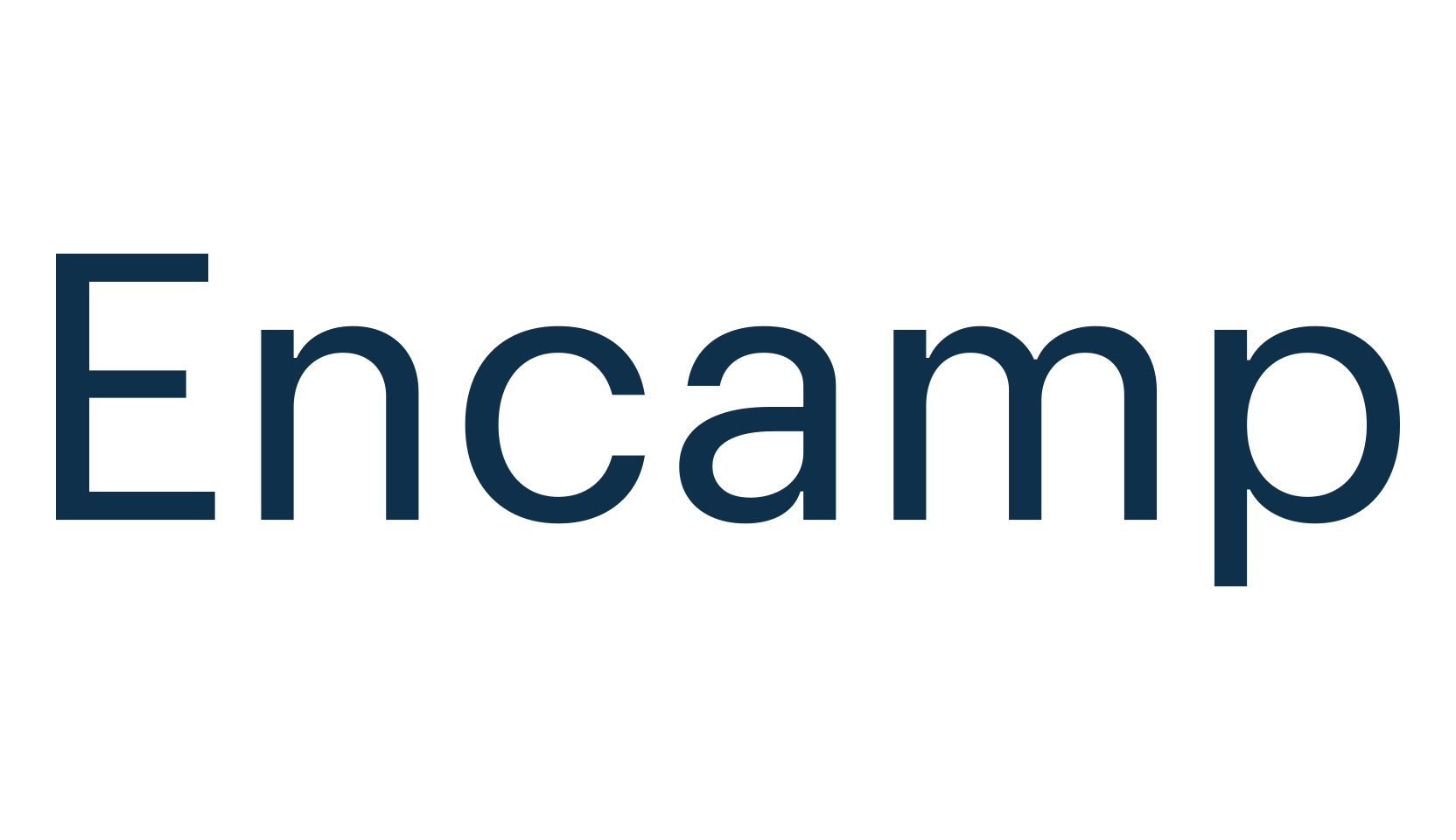 Encamp, basic sans serif font preview