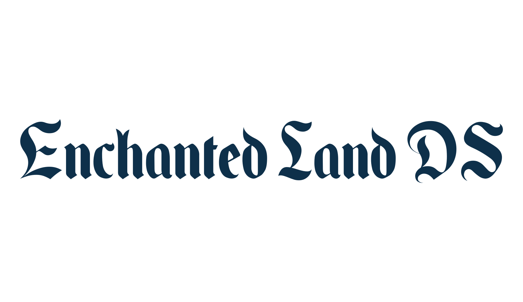 Enchanted Land DS, gothic medieval font preview